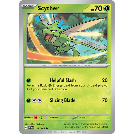 Scyther (123/165) [Scarlet & Violet: 151] - Just $0.10! Shop now at Retro Gaming of Denver