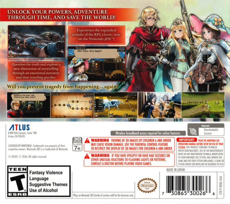 Radiant Historia: Perfect Chronology – Nintendo 3DS (3DS) - for just $84.99! 