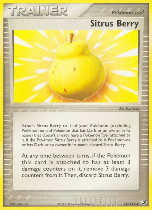 Sitrus Berry (91/115) [EX: Unseen Forces] - for just $0.25! 
