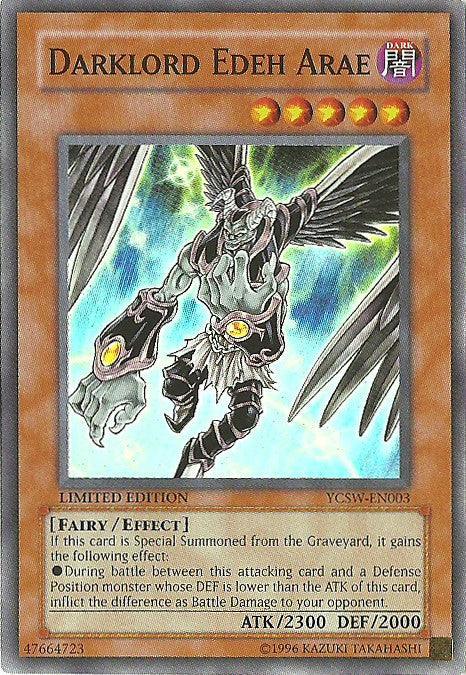 Darklord Edeh Arae [YCSW-EN003] Super Rare - for just $120! 