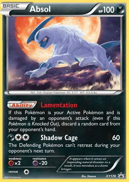 Absol (XY178) [XY: Black Star Promos] - for just $12.30! 