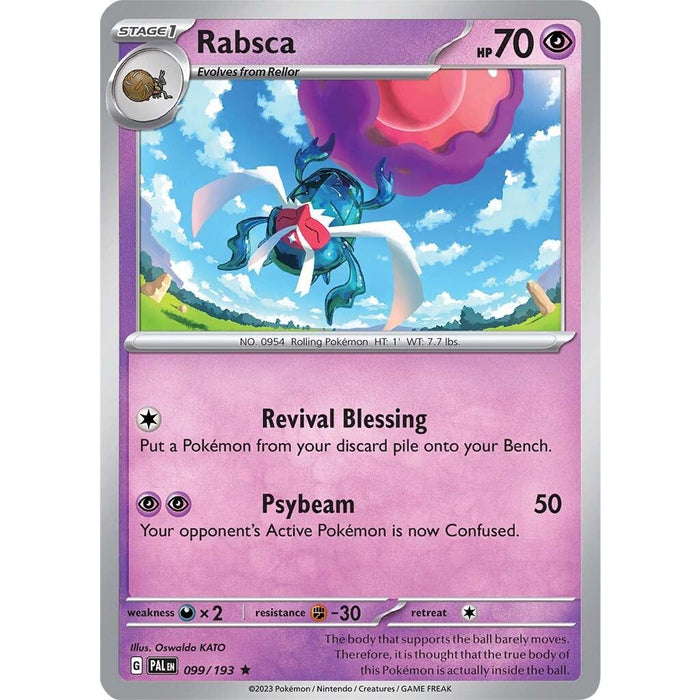 Rabsca (099/193) [Scarlet & Violet: Paldea Evolved] - Just $0.05! Shop now at Retro Gaming of Denver