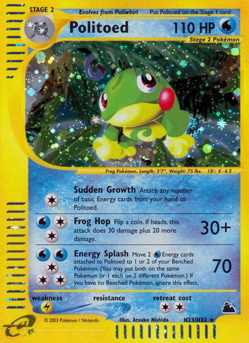 Politoed (H23/H32) [Skyridge] - for just $40! 