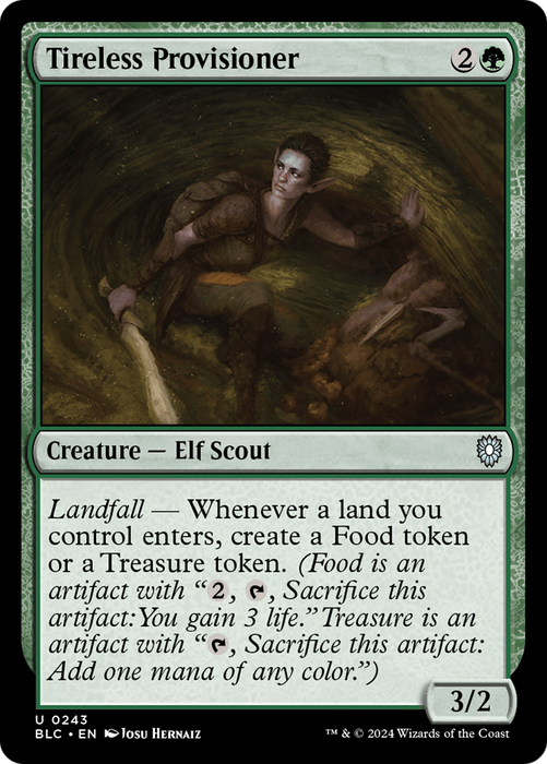 Tireless Provisioner (BLC-243) - Bloomburrow Commander - for just $0.74! 