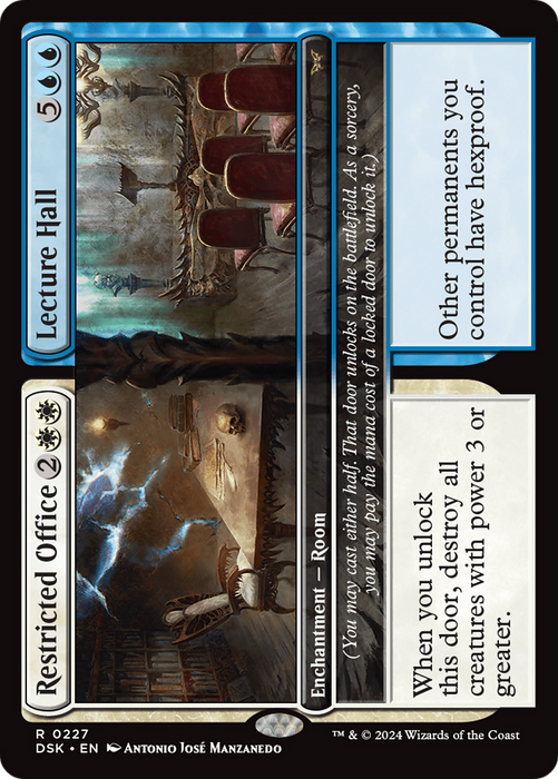 Restricted Office // Lecture Hall (DSK-227) - Duskmourn: House of Horror Foil - for just $0.08! 