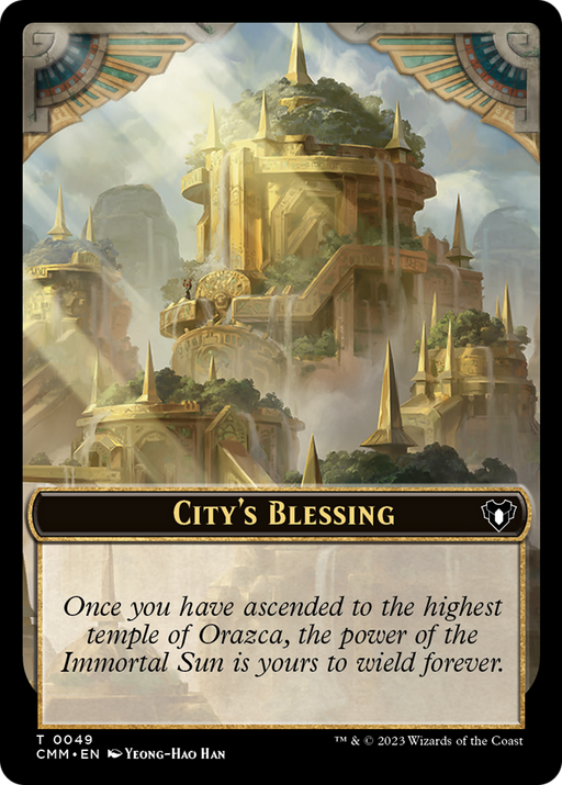 City's Blessing Token [Commander Masters Tokens] - Just $2.05! Shop now at Retro Gaming of Denver