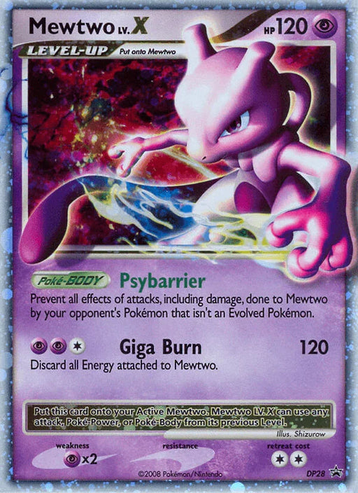 Mewtwo LV.X (DP28) [Diamond & Pearl: Black Star Promos] - for just $42! 