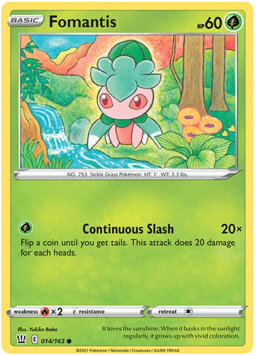 Fomantis (014/163) [Sword & Shield: Battle Styles] - for just $0.10! 