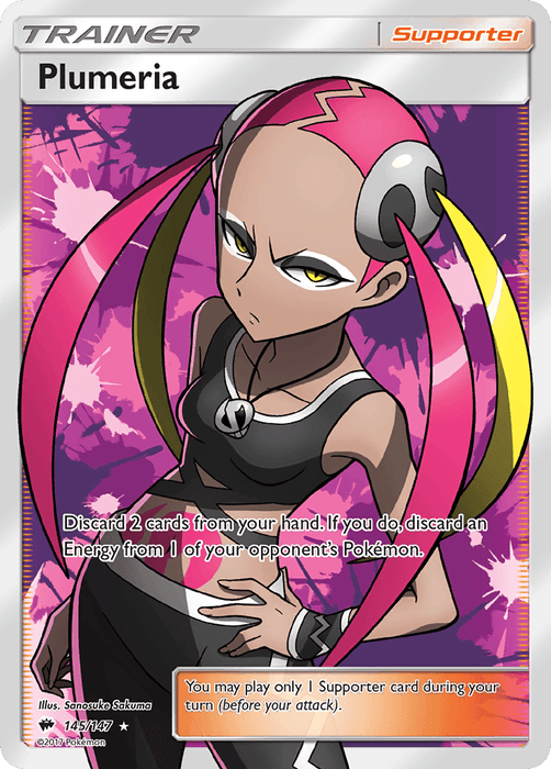 Plumeria (145/147) [Sun & Moon: Burning Shadows] - for just $4.10! 