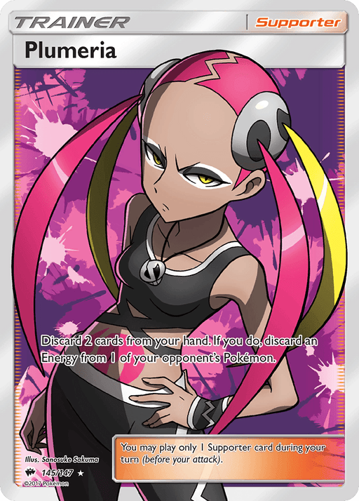 Plumeria (145/147) [Sun & Moon: Burning Shadows] - for just $4.05! 
