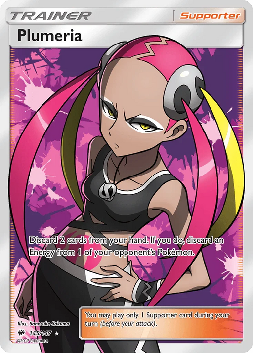 Plumeria (145/147) [Sun & Moon: Burning Shadows] - for just $5.95! 