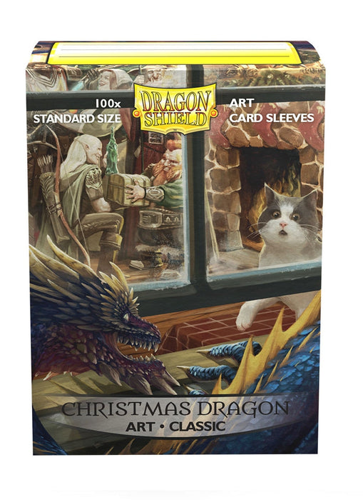 Dragon Shield: Standard 100ct Art Sleeves - Christmas Dragon (2019) - for just $0! 