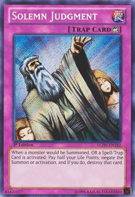 Solemn Judgment [LCJW-EN182] Secret Rare - for just $1.65! 