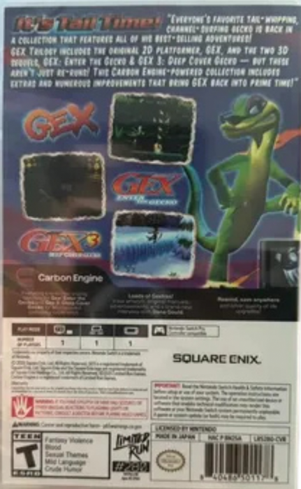 Gex Trilogy [Limited Run #280] – Nintendo Switch (NS) - for just $61.99! 