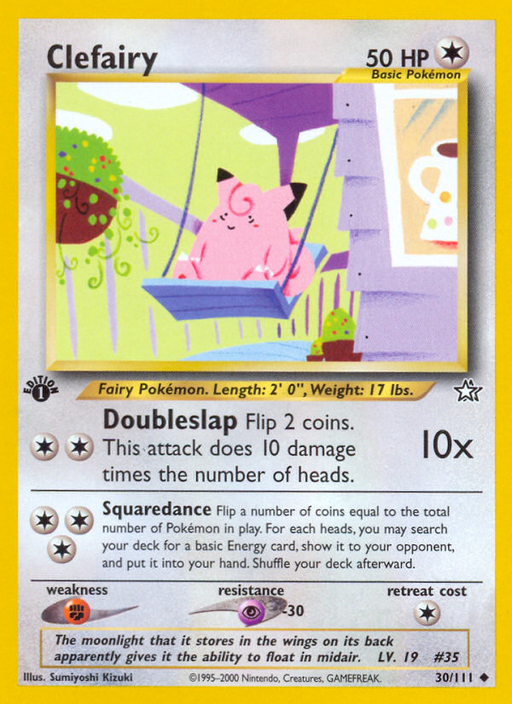 Clefairy (30/111) [Neo Genesis 1st Edition] - Just $0.85! Shop now at Retro Gaming of Denver