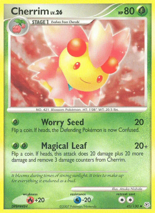 Cherrim (45/130) [Diamond & Pearl: Base Set] - for just $0.45! 