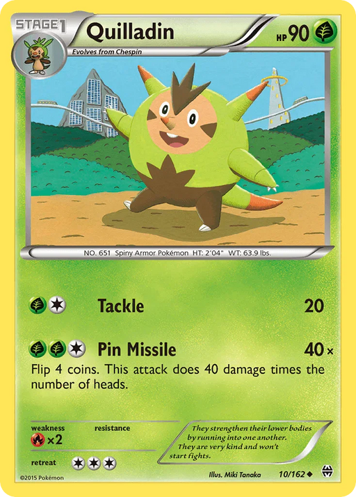 Quilladin (10/162) [XY: BREAKthrough] - for just $0.30! 