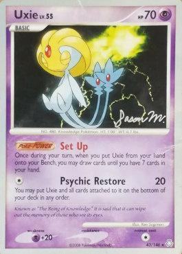 Uxie LV.55 (43/146) (Queengar - Jason Martinez) [World Championships 2009] - for just $4! 