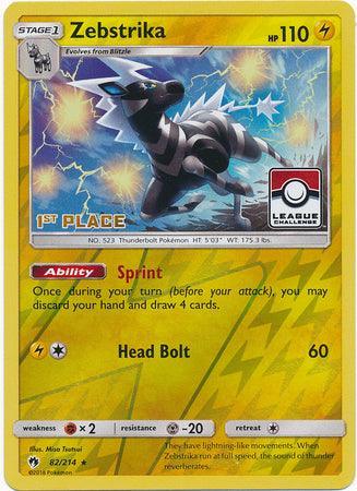 Zebstrika (82/214) (League Promo 1st Place) [Sun & Moon: Lost Thunder] - for just $5.10! 