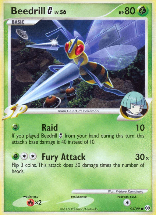 Beedrill G (53/99) [Platinum: Arceus] - for just $0.20! 