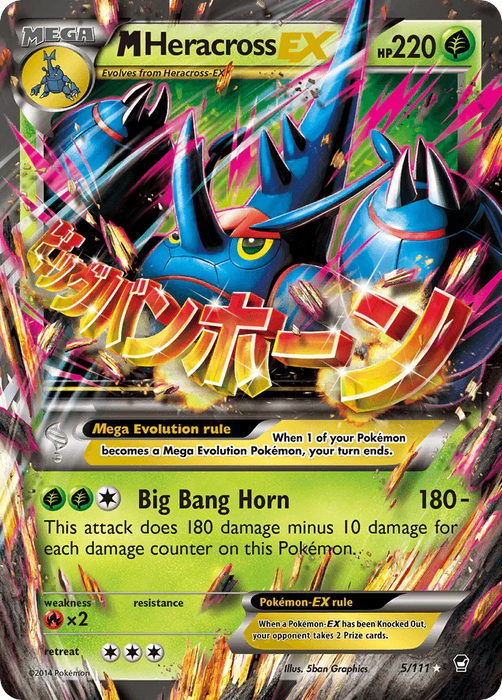 M Heracross EX (5/111) [XY: Furious Fists] - for just $7.10! 