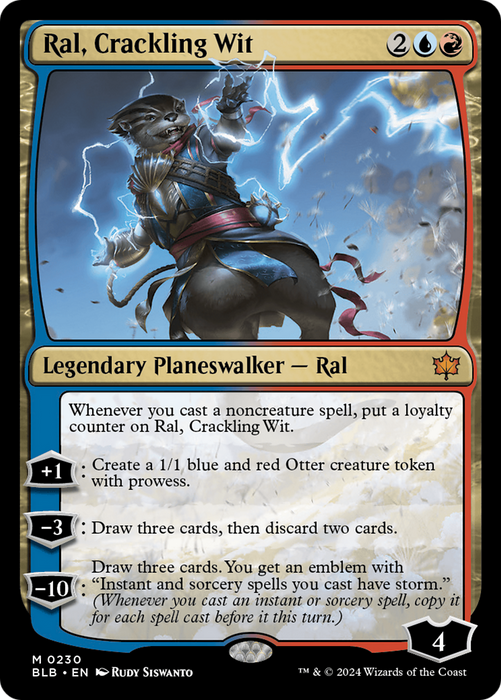 Ral, Crackling Wit (BLB-230) - Bloomburrow - for just $5.25! 