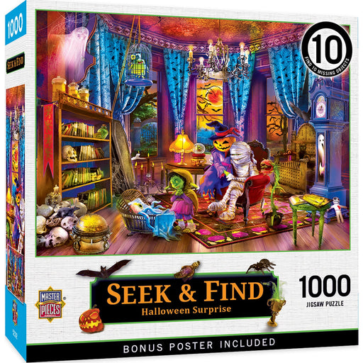 Seek & Find - Halloween Surprise 1000 Piece Jigsaw Puzzle - Just $16.99! Shop now at Retro Gaming of Denver