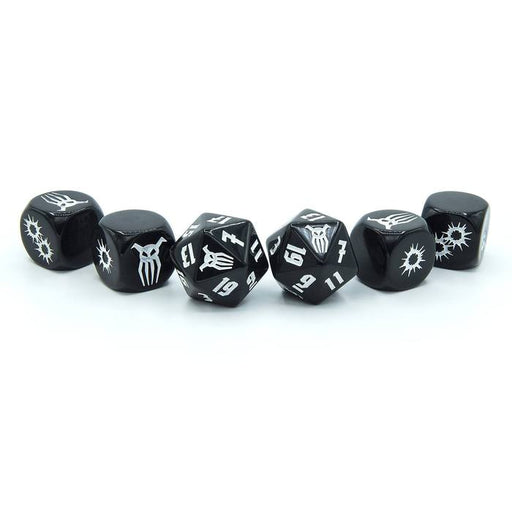 Achtung! Cthulhu 2d20: Black Sun Dice Set - for just $22! 