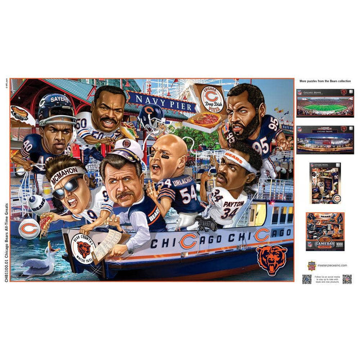 Chicago Bears - All-Time Greats 500 Piece Jigsaw Puzzle - for just $19.99! 