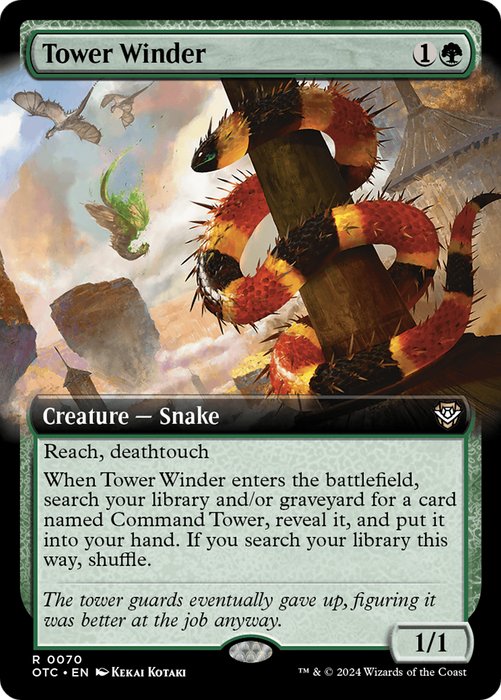 Tower Winder (OTC-070) - Outlaws of Thunder Junction Commander: (Extended Art) - for just $1.63! 