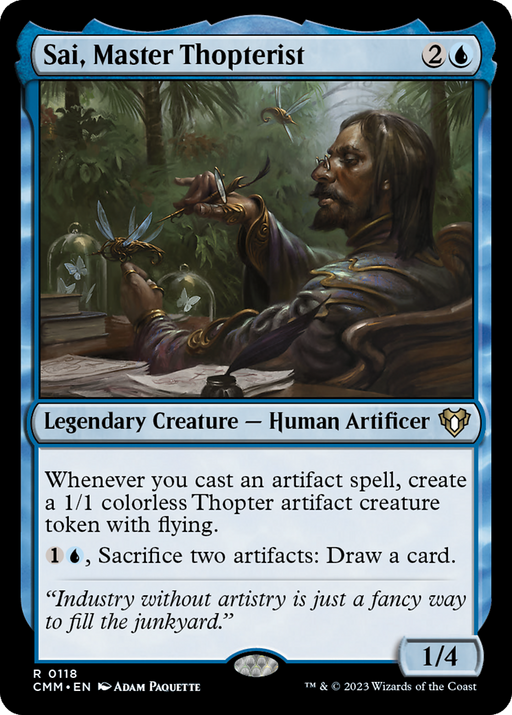 Sai, Master Thopterist (CMM-118) - Commander Masters - for just $0.16! 