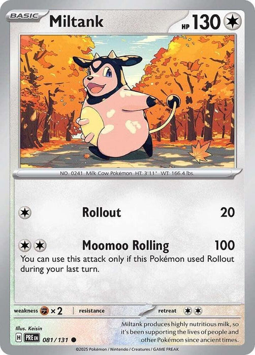 Miltank (081/131) [Scarlet & Violet: Prismatic Evolutions] - for just $0.10! 