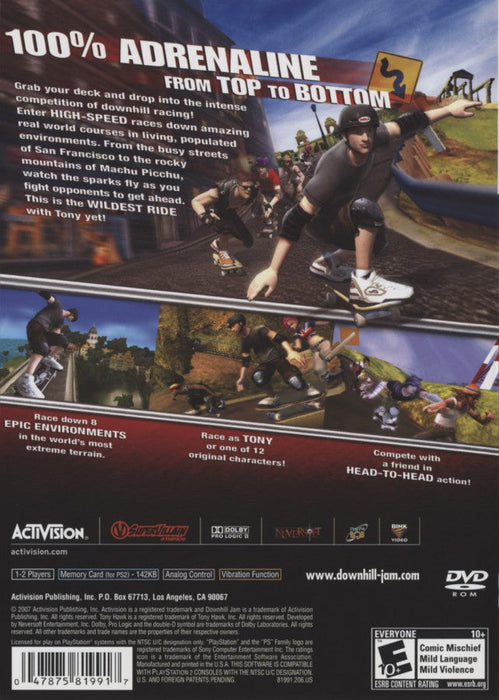 Tony Hawk's Downhill Jam – PlayStation 2 (PS2) - for just $10.99! 