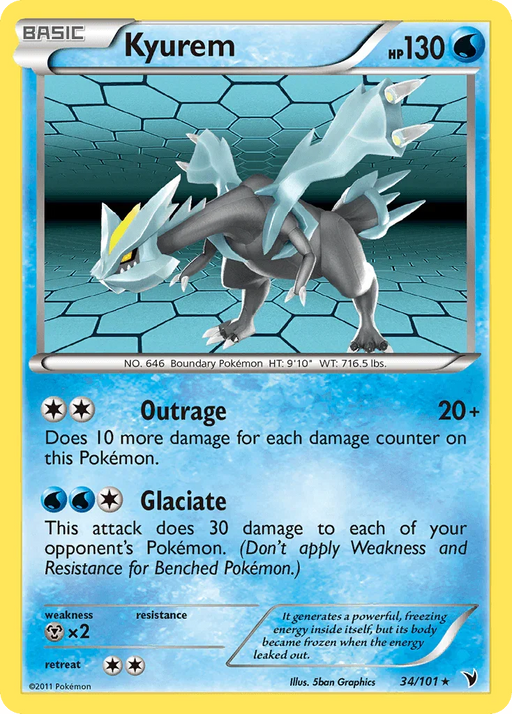 Kyurem (34/101) [Black & White: Noble Victories] - for just $1.90! 