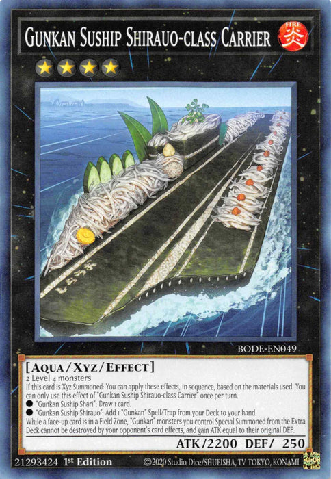 Gunkan Suship Shirauo-class Carrier [BODE-EN049] Common - for just $0.10! 