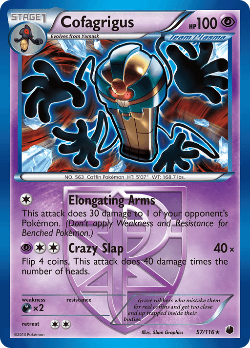 Cofagrigus (57/116) [Black & White: Plasma Freeze] - for just $0.65! 