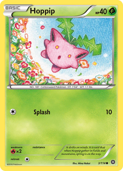 Hoppip (3/114) [XY: Steam Siege] - for just $0.10! 