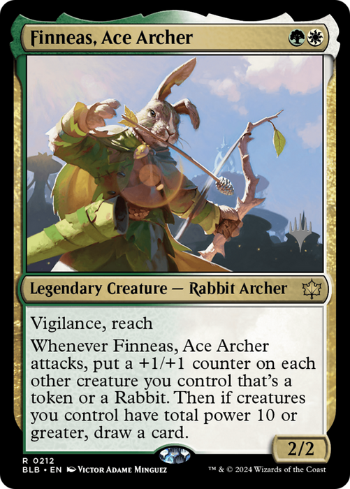 Finneas, Ace Archer (PPBLB-212) - Bloomburrow Promos - for just $0.10! 