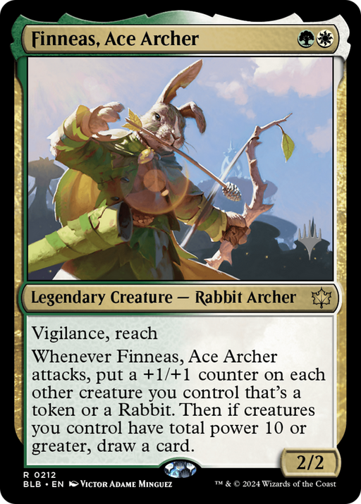 Finneas, Ace Archer (PPBLB-212) - Bloomburrow Promos - for just $0.10! 