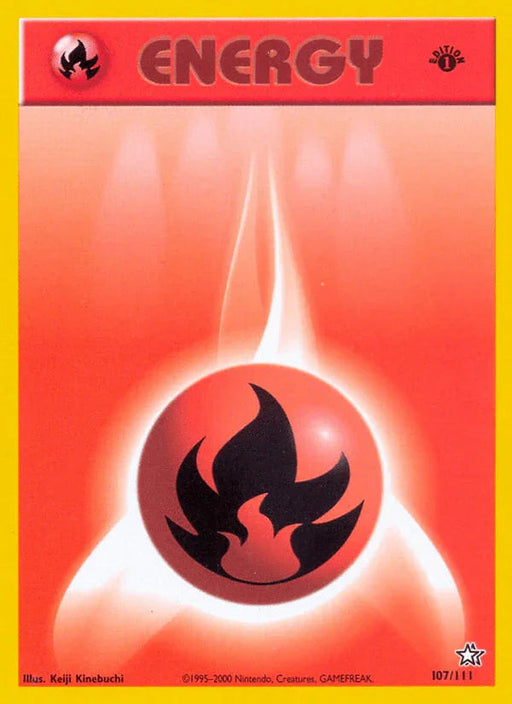 Fire Energy (107/111) [Neo Genesis 1st Edition] - for just $0.30! 