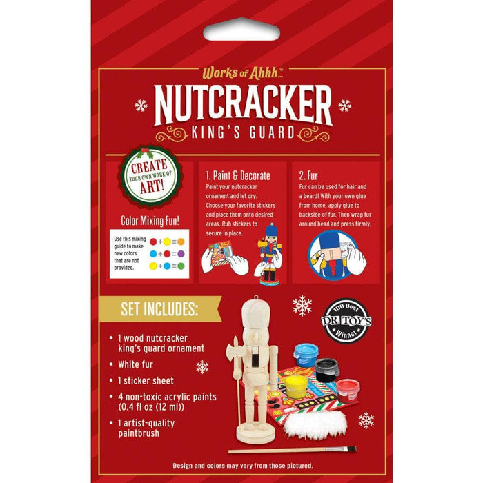 Nutcracker King's Guard Ornament Wood Paint Kit - for just $7.99! 