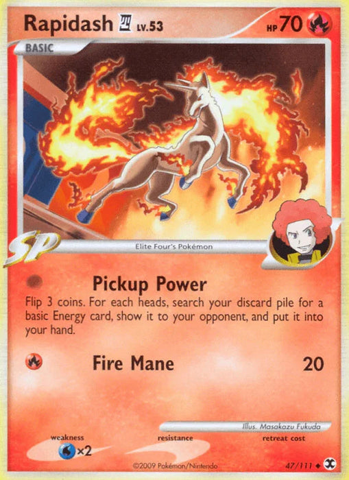 Rapidash (47/111) [Platinum: Rising Rivals] - for just $0.40! 