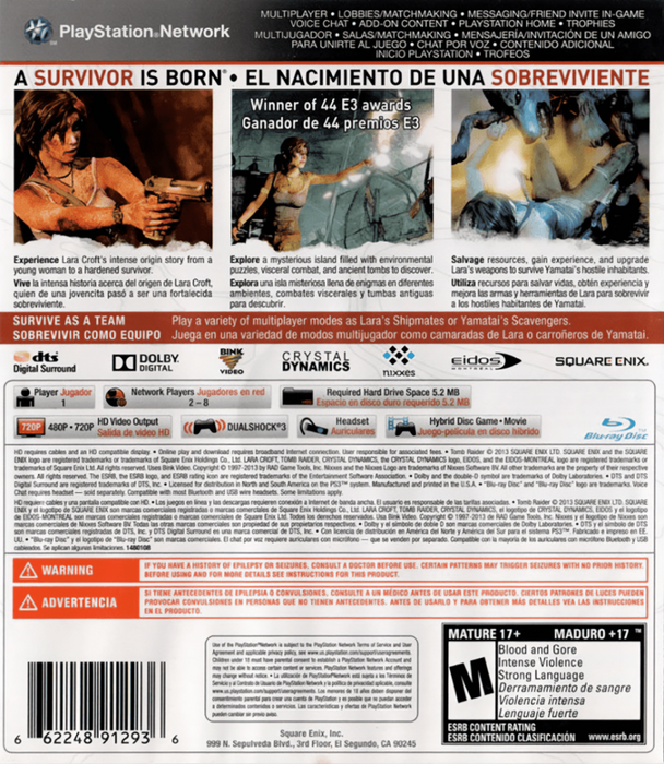 Tomb Raider – PlayStation 3 (PS3) - for just $8.99! 