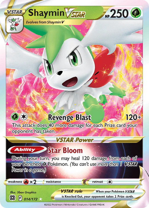 Shaymin VSTAR (014/172) (Jumbo Card) [Sword & Shield: Brilliant Stars] - for just $0.85! 