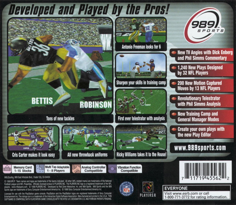 NFL GameDay 2000 – PlayStation 1 (PS1) - for just $6.99! 