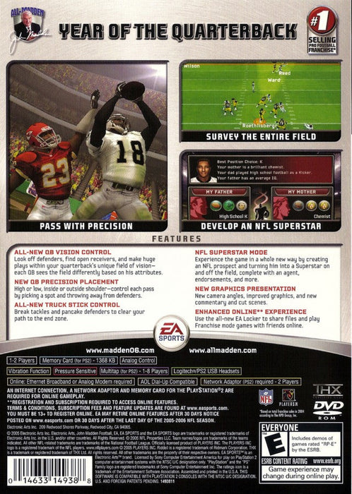 Madden NFL 06 – PlayStation 2 (PS2) - for just $3.99! 