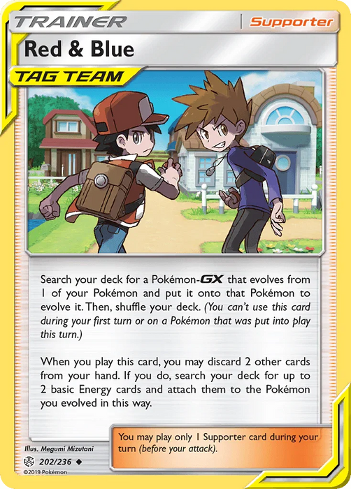 Red & Blue (202/236) [Sun & Moon: Cosmic Eclipse] - for just $0.20! 