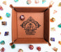 The Fate Twister - D&D Vegan Leather Dice Rolling Tray - for just $19.99! 