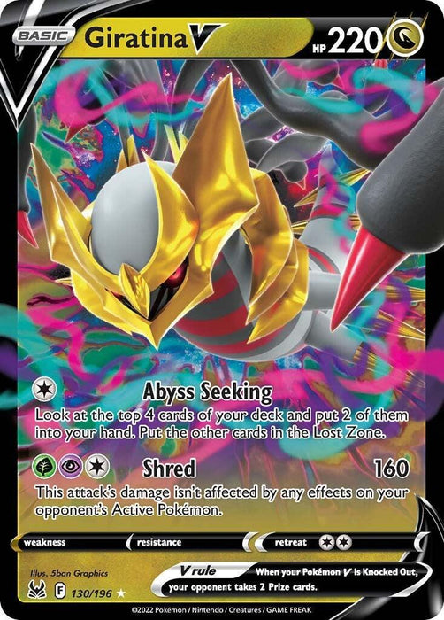 Giratina V (130/196) [Sword & Shield: Lost Origin] - for just $0.85! 