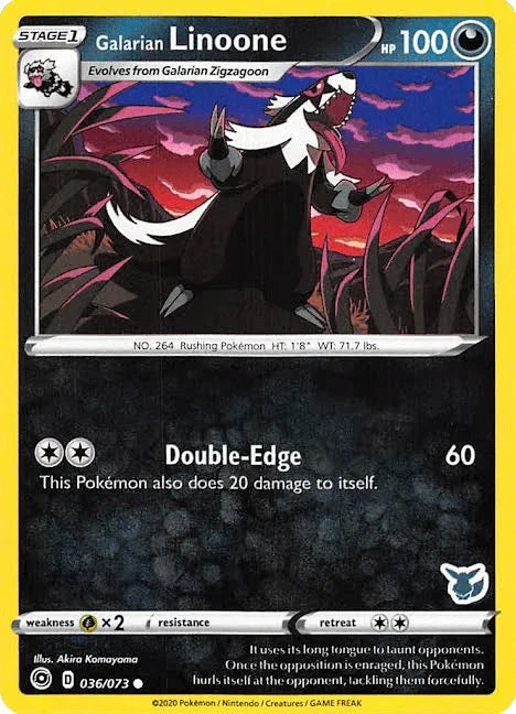Galarian Linoone (036/073) (Eevee Deck) [Battle Academy 2022] - for just $0.10! 
